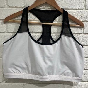 Amna Sports Bra, 1X white